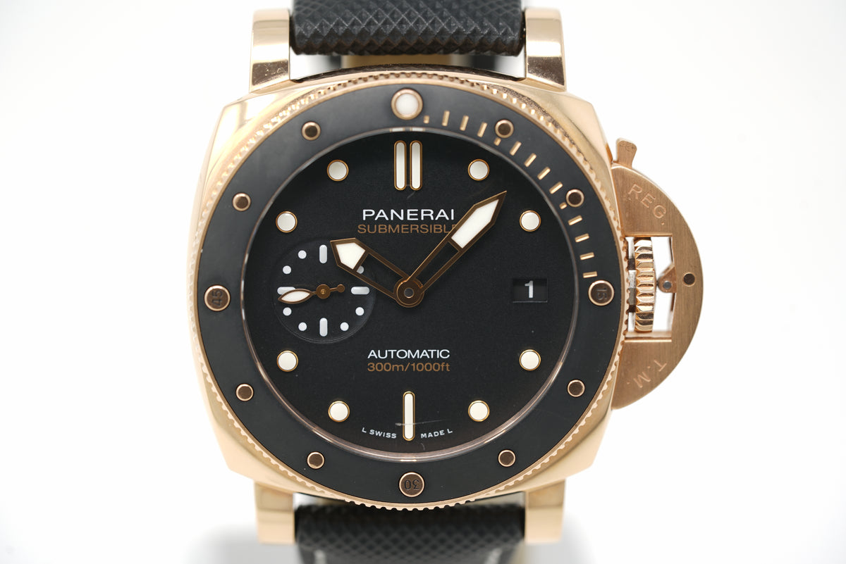 Pre Owned Panerai Submersible Goldtech PAM01164 X Series Topper