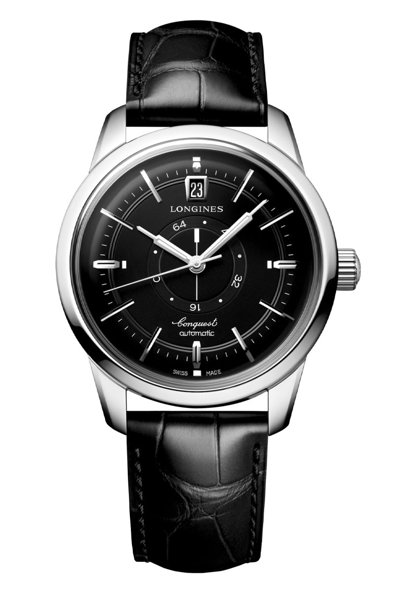 Longines conquest sale heritage black