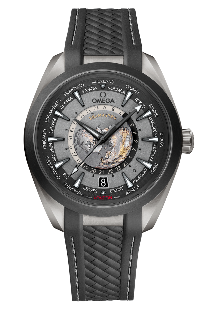 Omega Aqua Terra 150m GMT Worldtimer Co Axial 43mm 220.92.43.22.99.001