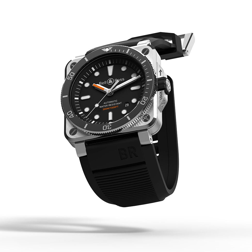 Bell and ross diver clearance black