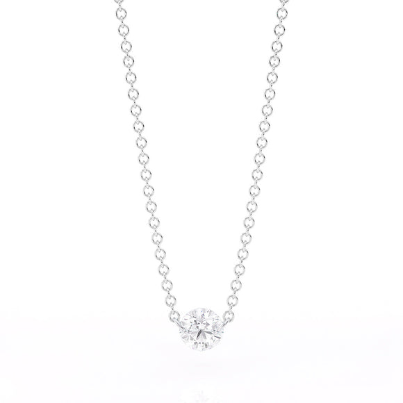 Aresa New York Hadid Solitaire Diamond Necklace