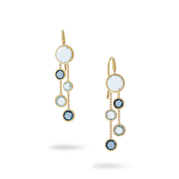 Marco Bicego Jaipur Color Two Strand Earrings OB1290-MIX725-Y