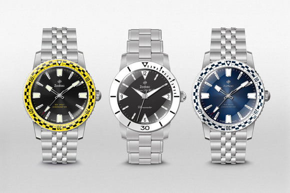 The Zodiac Sea Wolf 'Topper Edition' Series II Watches Co-Designed by Robert Caplan and Eric Singer