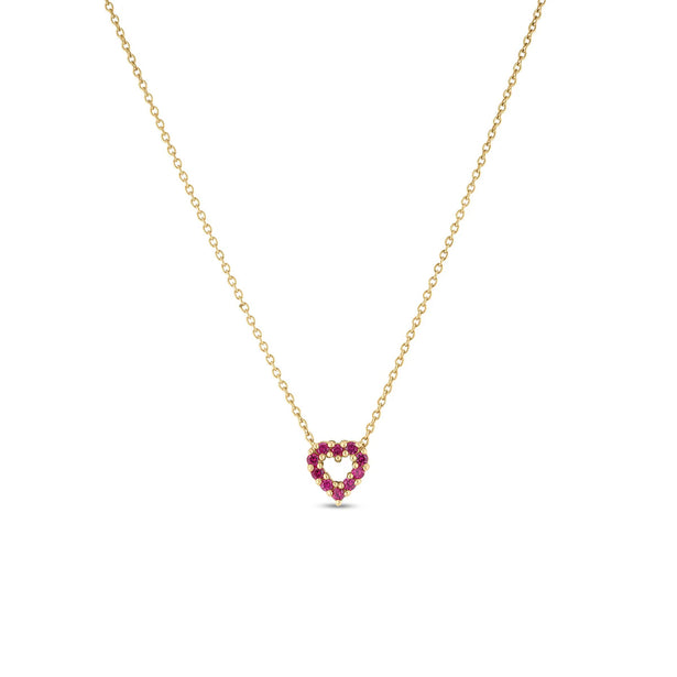 Roberto Coin Tiny Treasures Reversible Heart Necklace