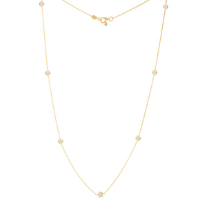 Roberto Coin Diamonds By The Inch 7 Station Necklace