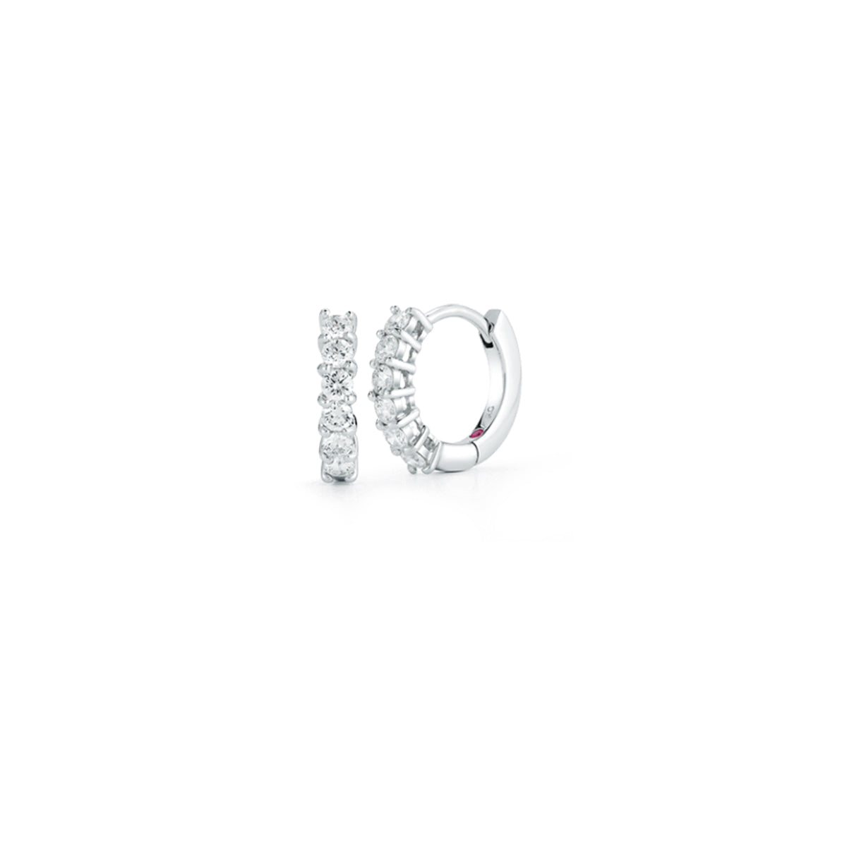 Roberto Coin Perfect Huggy Diamond Earrings