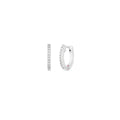 Roberto Coin Perfect Huggy Diamond Extra Small Hoop Earrings
