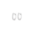 Roberto Coin Perfect Huggy Diamond Extra Small Hoop Earrings