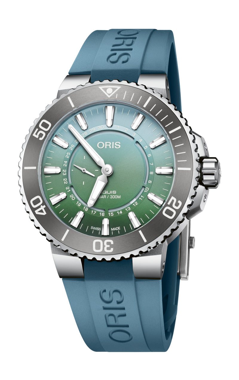 Oris Aquis Dat Watt Limited Edition II Stainless Steel 743 7734 4197-Set