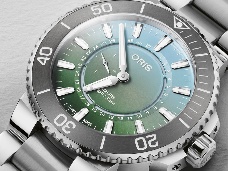 Oris Aquis Dat Watt Limited Edition II Stainless Steel 743 7734 4197-Set