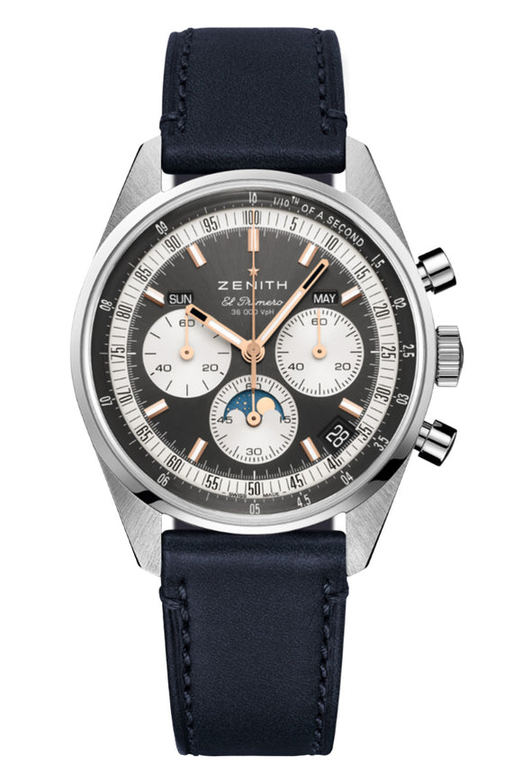 Zenith Chronomaster Original Triple Calendar 03.3400.3610/39.C910 – Topper Fine Jewelers Zenith Chronomaster Original Triple Calendar 03.3400.3610/39.C910 – Topper Fine Jewelers