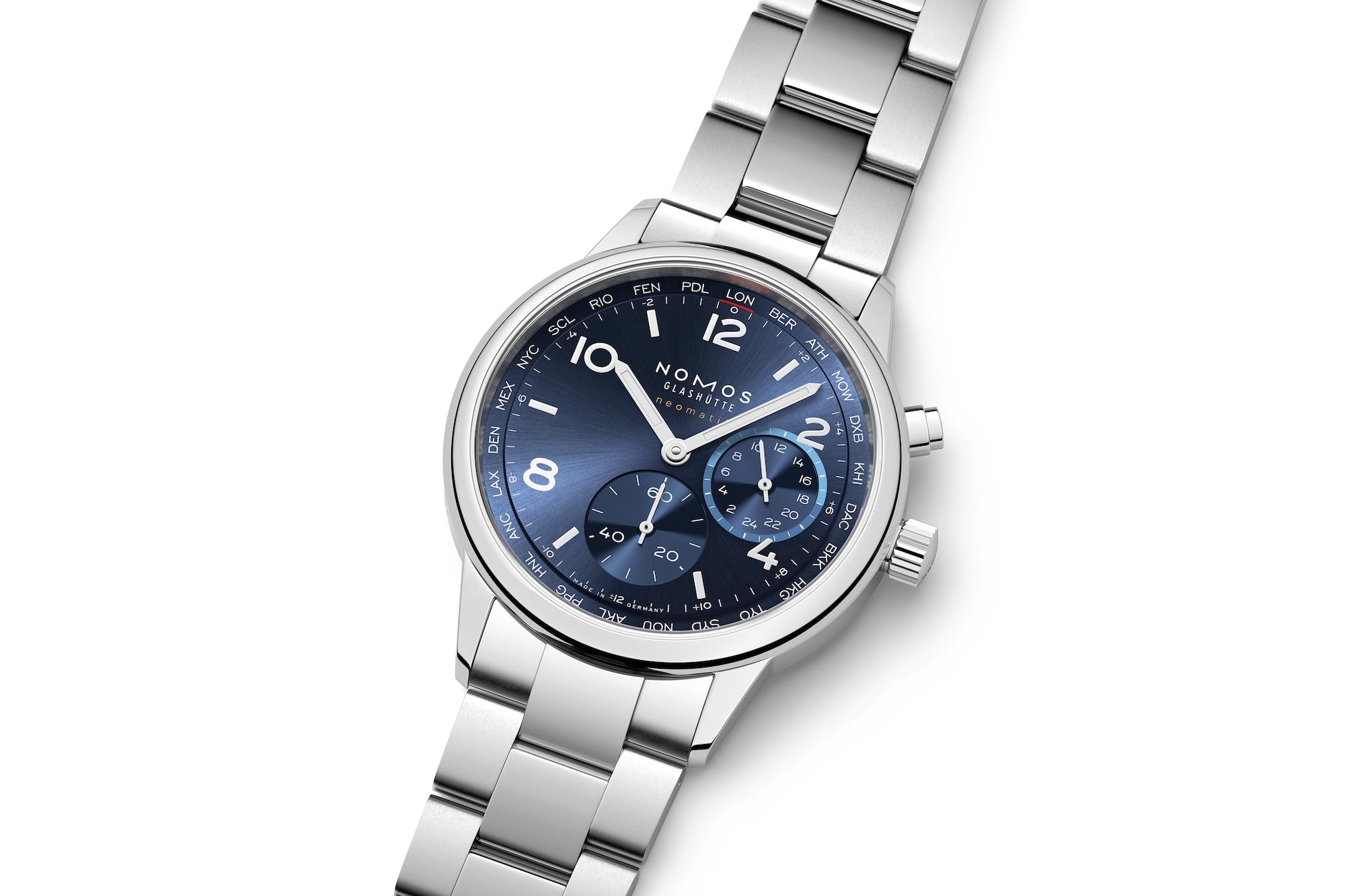 Nomos Glashütte Club Sport Neomatik Worldtimer 790