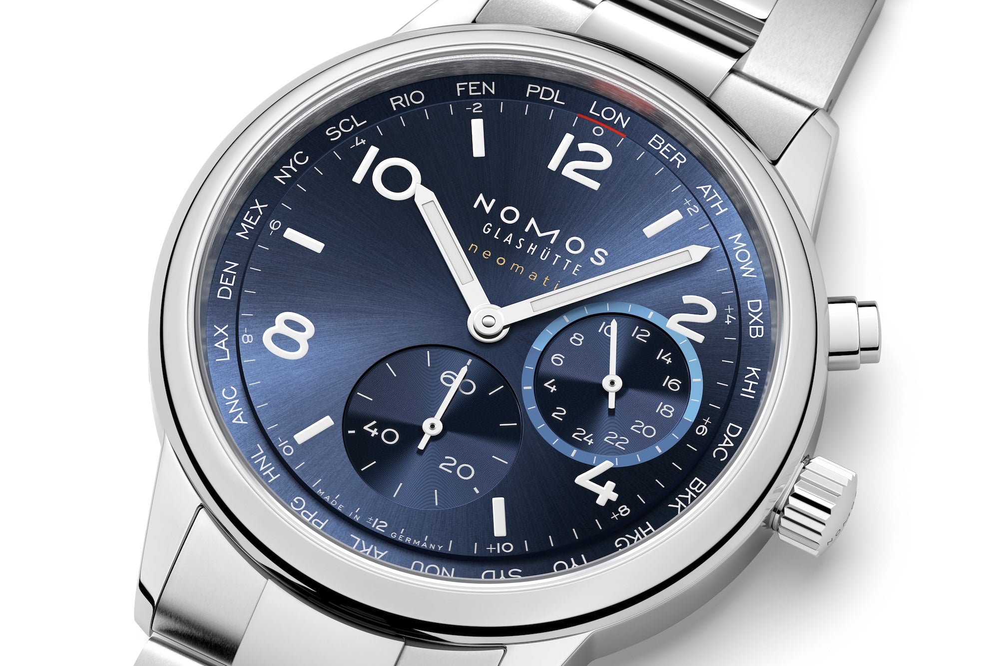 Nomos Glashütte Club Sport Neomatik Worldtimer 790