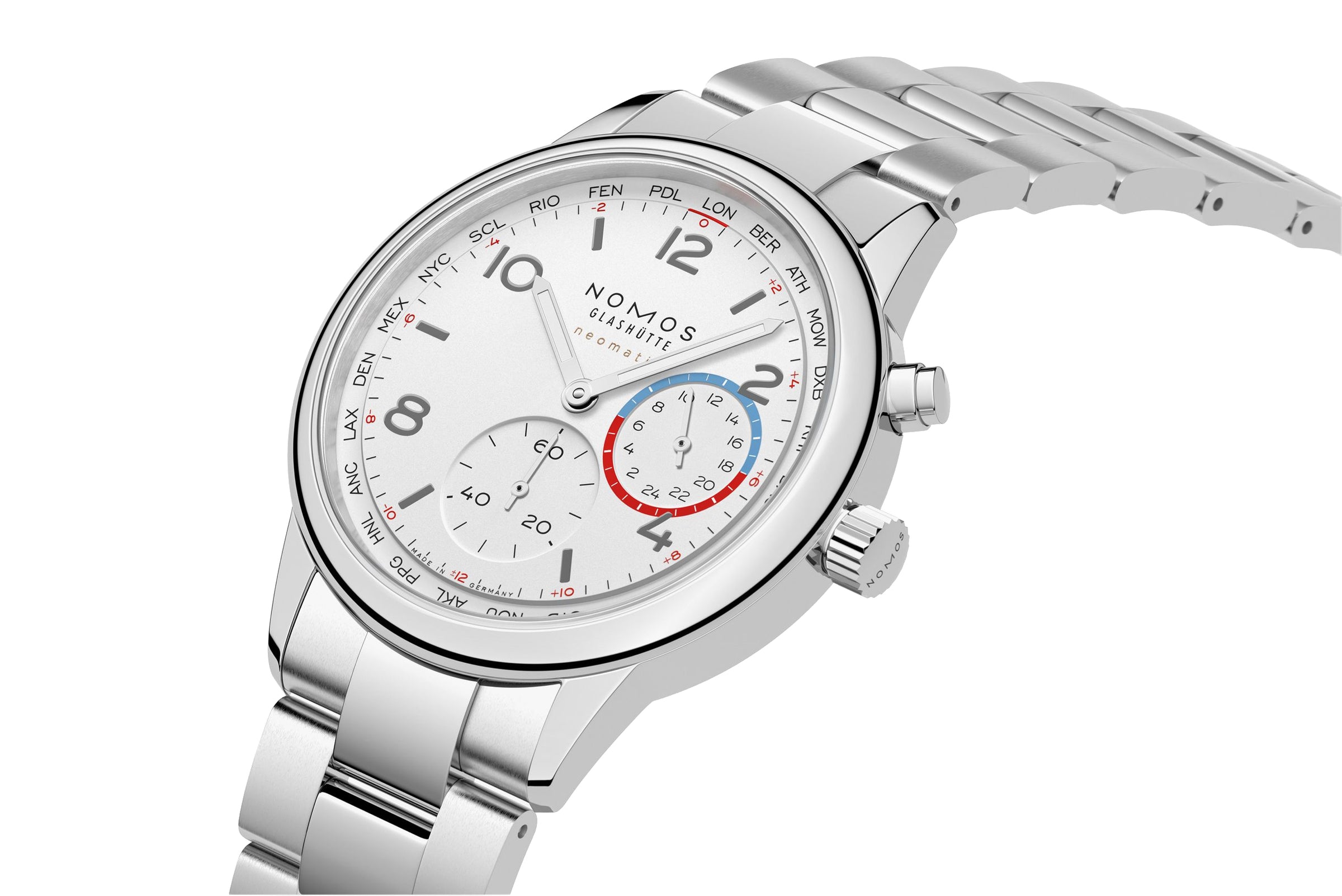 Nomos Glashütte Club Sport Neomatik Worldtimer 792