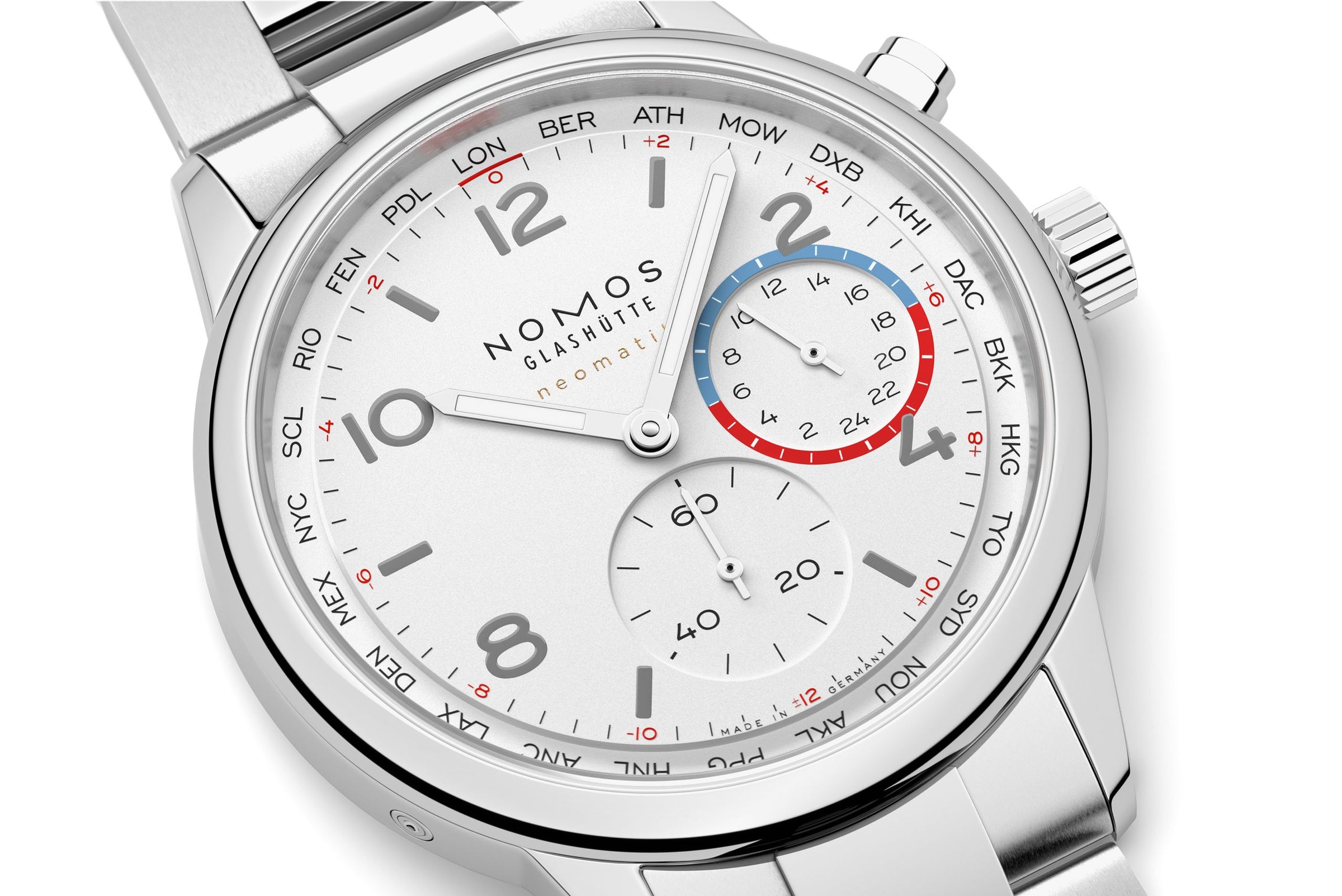 Nomos Glashütte Club Sport Neomatik Worldtimer 792