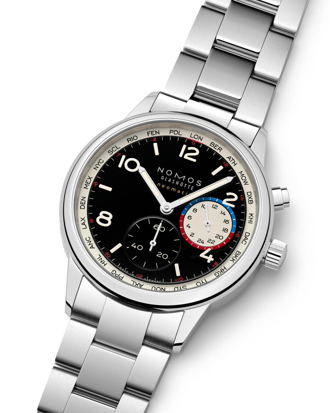Nomos Glashütte Club Sport Neomatik Worldtimer 793