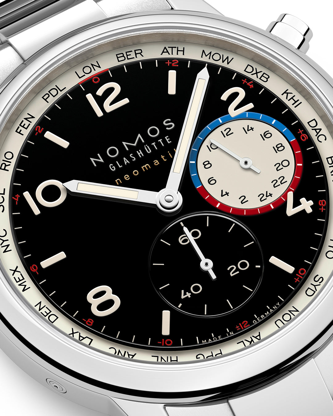 Nomos Glashütte Club Sport Neomatik Worldtimer 793