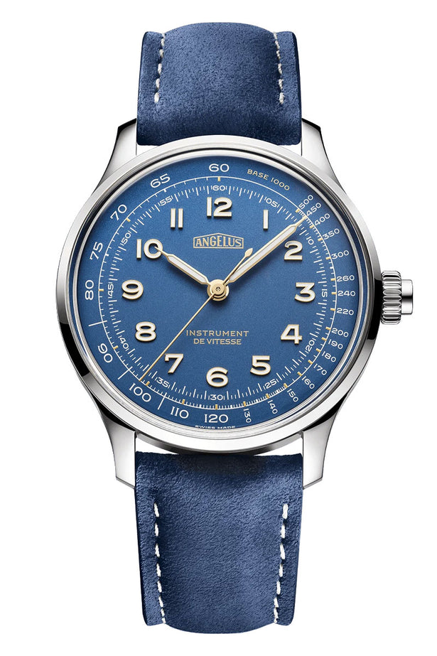Angelus La Fabrique Instrument de Vitesse Blue Indianapolis 0CHBS.U01A.V010S
