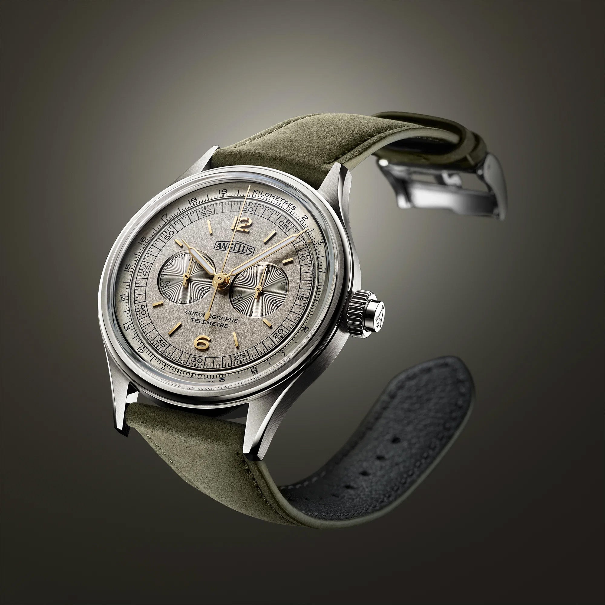 Angelus La Fabrique Chronographe Télémètre Steel Titanium-Grey 0CHCS.G01A.V010S