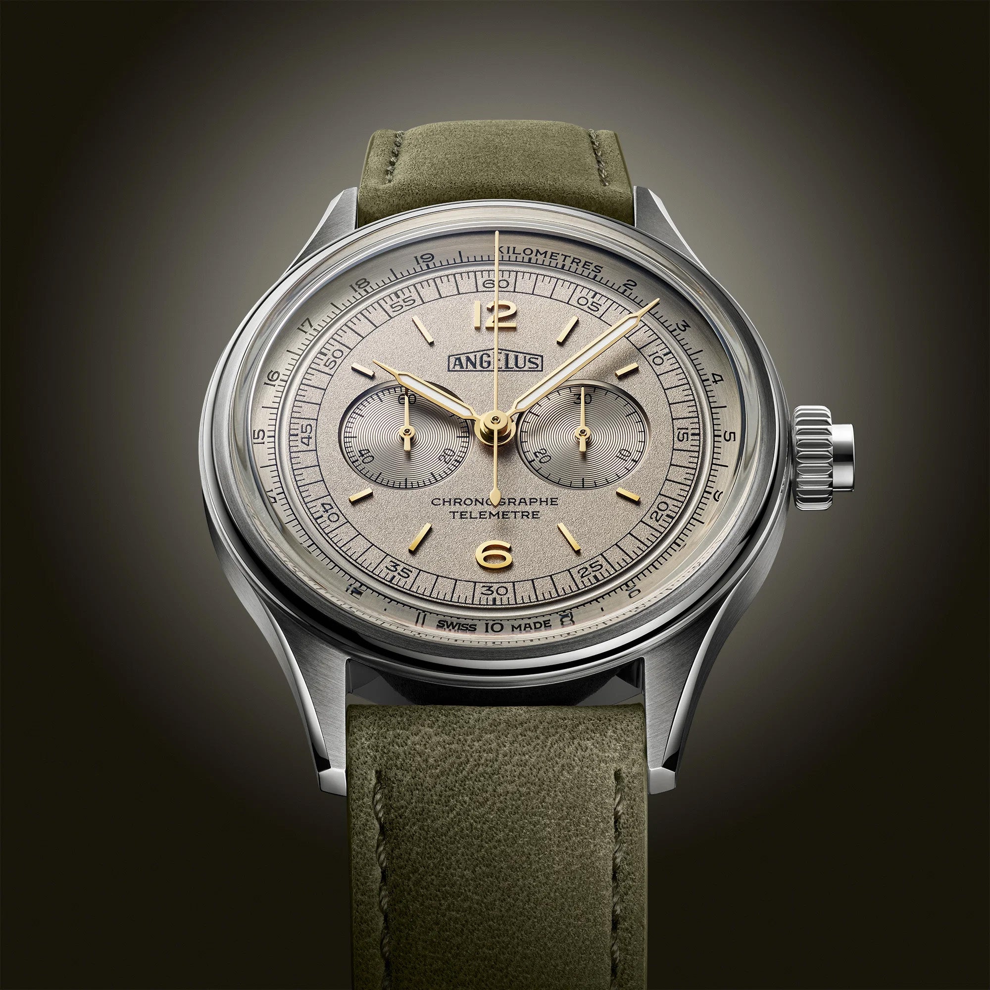 Angelus La Fabrique Chronographe Télémètre Steel Titanium-Grey 0CHCS.G01A.V010S