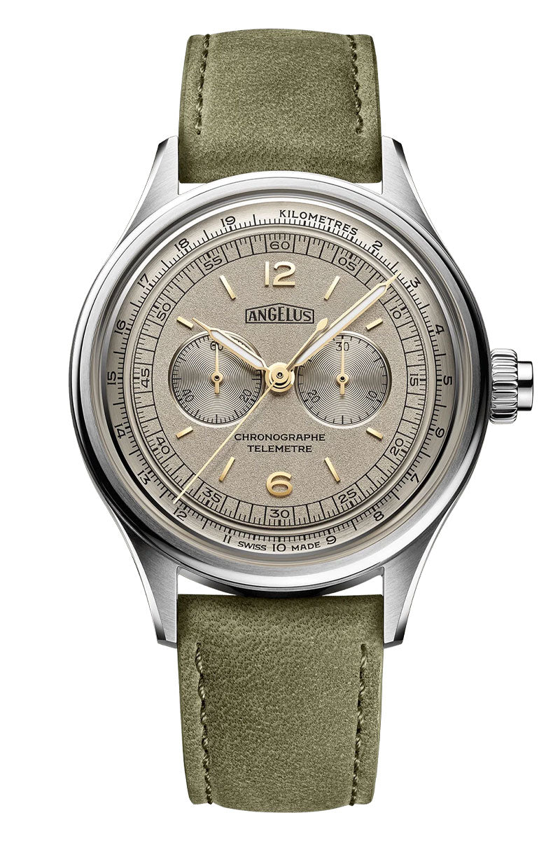 Angelus La Fabrique Chronographe Télémètre Steel Titanium-Grey 0CHCS.G01A.V010S