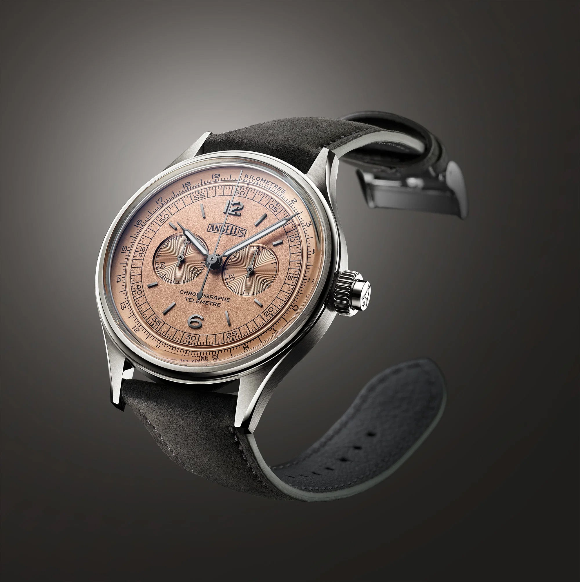 Angelus La Fabrique Chronographe Télémètre Steel Bronze-Rose 0CHCS.P01A.V010S