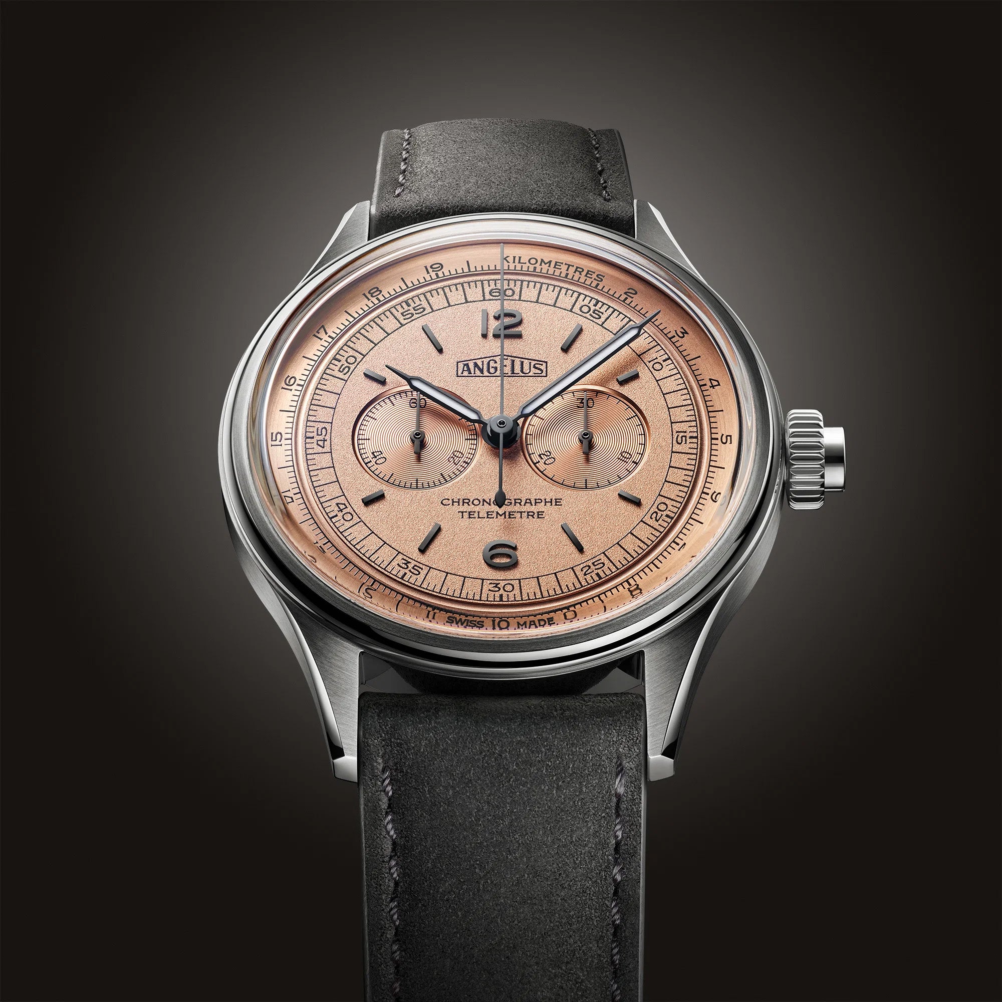 Angelus La Fabrique Chronographe Télémètre Steel Bronze-Rose 0CHCS.P01A.V010S