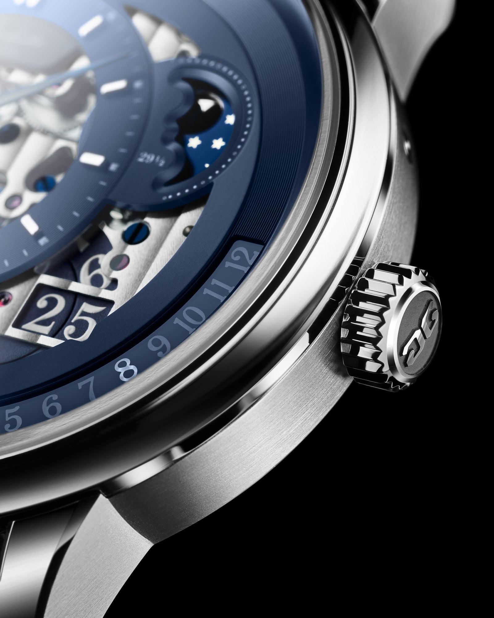 Glashütte Original PanoMatic Calendar Skeleton Platinum Limited Edition 1-92-11-01-03-61