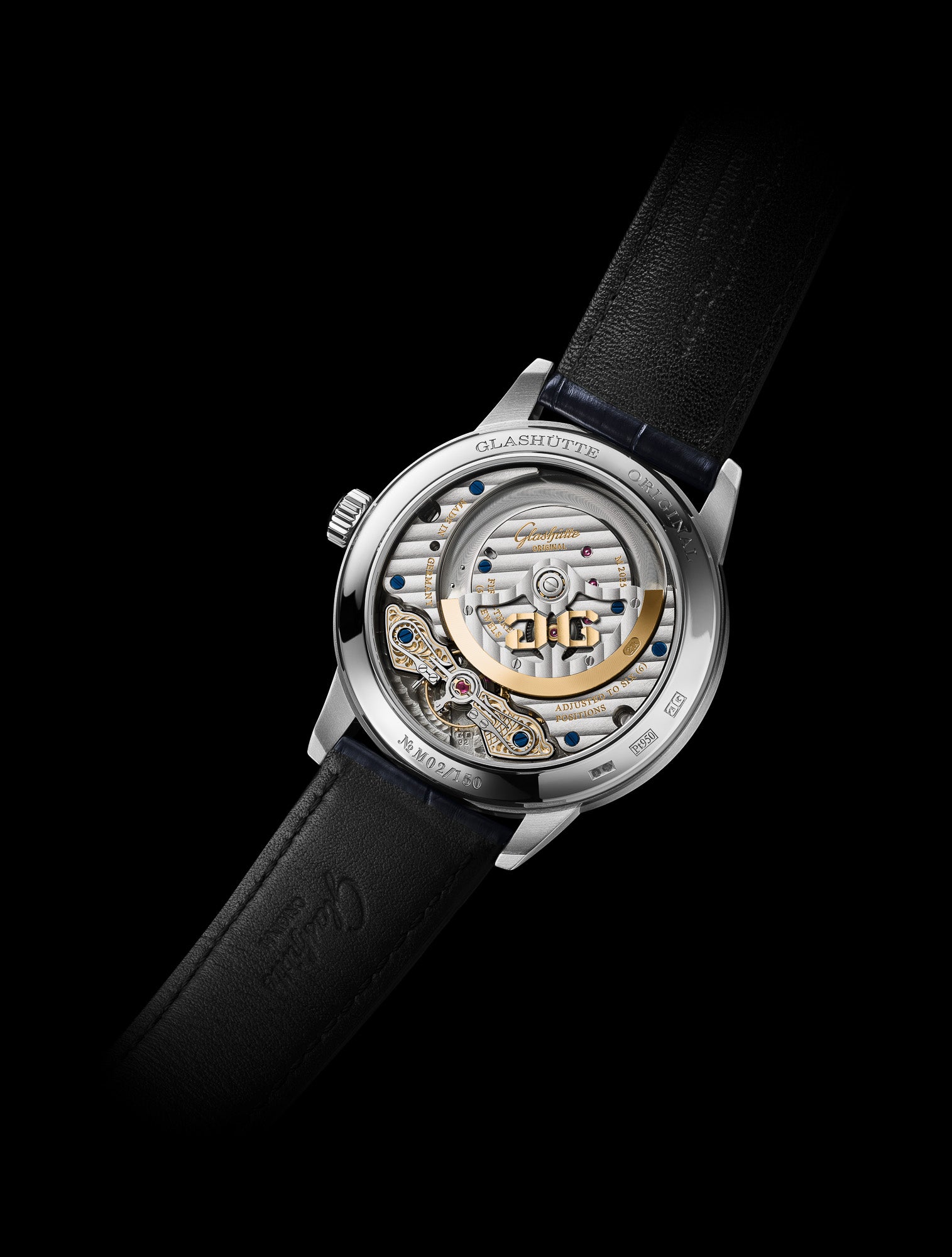 Glashütte Original PanoMatic Calendar Skeleton Platinum Limited Edition 1-92-11-01-03-61