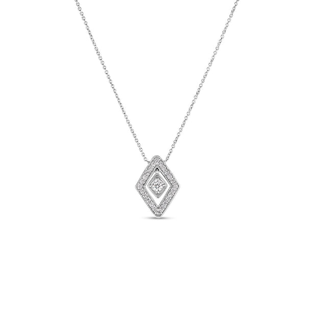 Roberto Coin Diamante Small Diamond Necklace