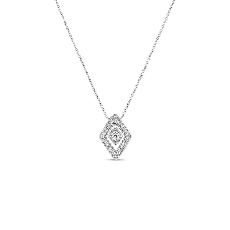 Roberto Coin Diamante Small Diamond Necklace