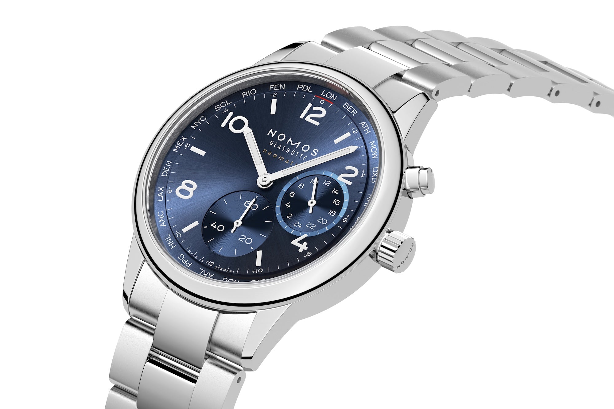 Nomos Glashütte Club Sport Neomatik Worldtimer 790