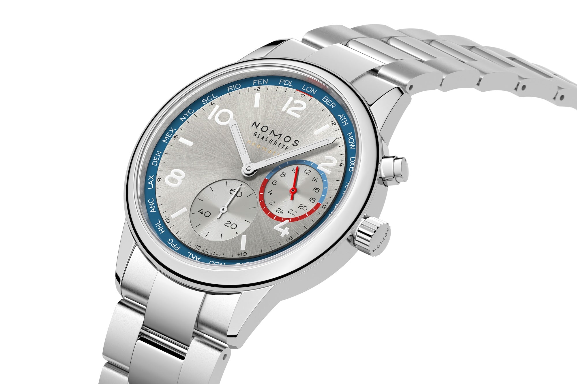 Nomos Glashütte Club Sport Neomatik Worldtimer 791