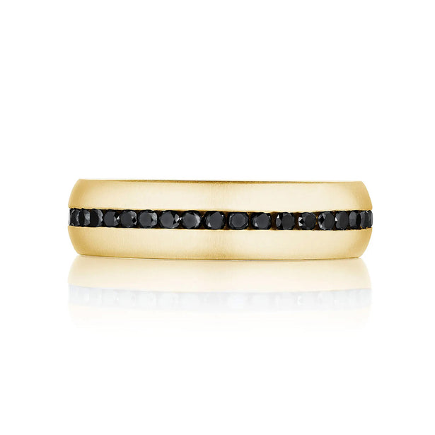 Tacori Black Diamond Wedding Band