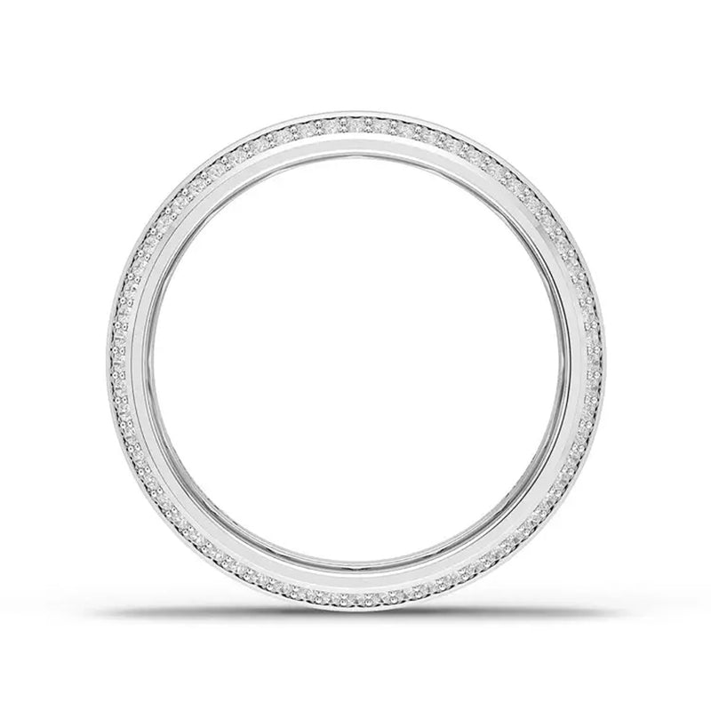 Tacori Bevel Edge Diamond Wedding Band