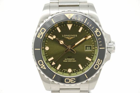 Pre-Owned Longines Hydroconquest GMT L3.790.4.06.6