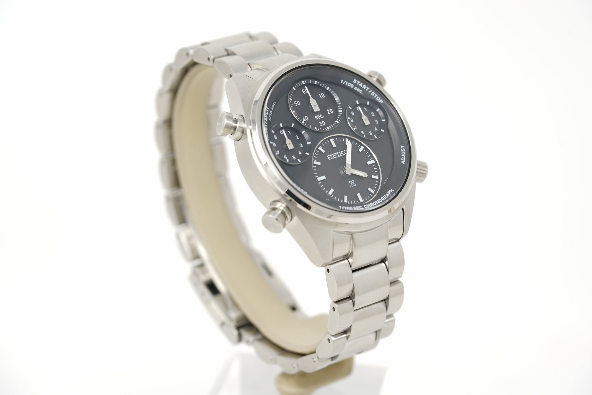 Pre-Owned Seiko Prospex Speedtimer 1/100 Second Solar Chronograph SFJ003