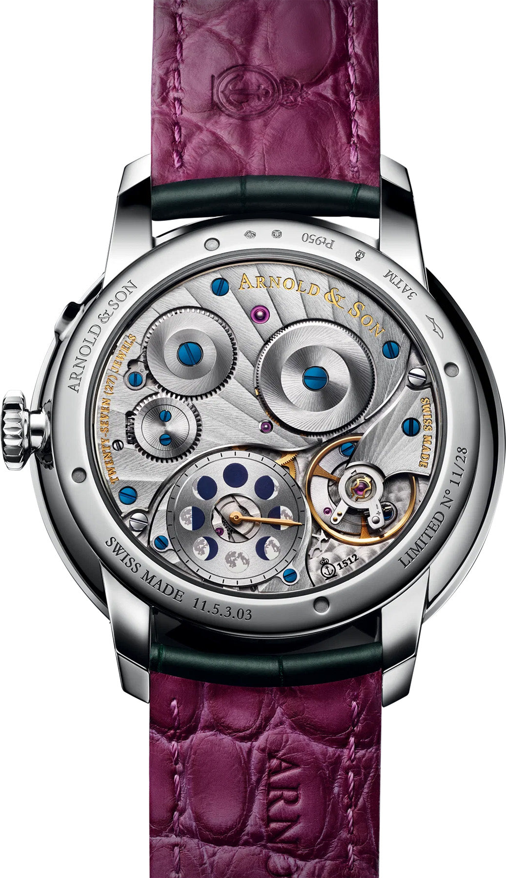 Arnold & Son Astronomy Perpetual Moon 41.5 Platinum 1GLBX.F01A.C285X