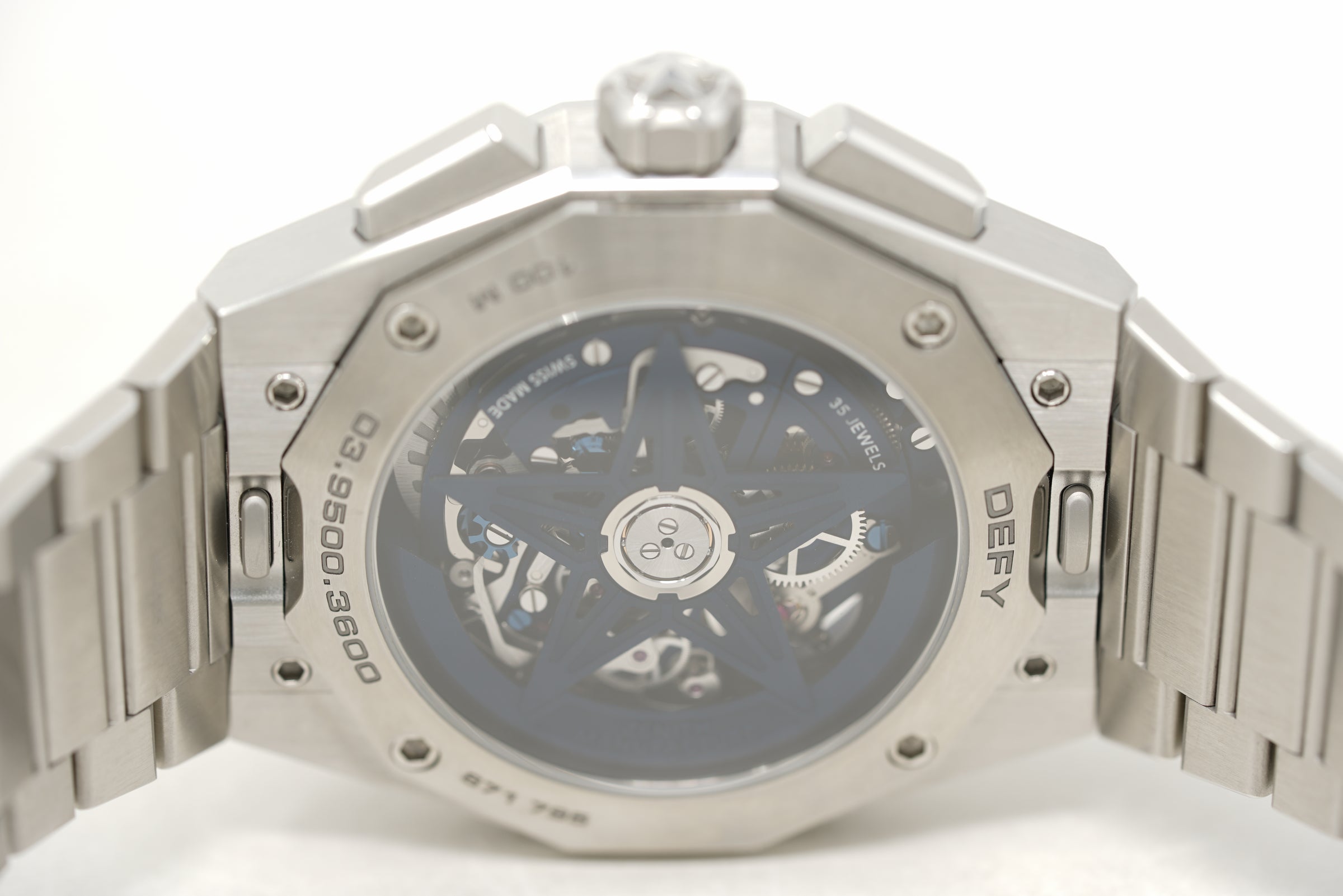 Pre-Owned Zenith Defy Skyline Skeleton Chronograph 03.9500.3600/79.I001