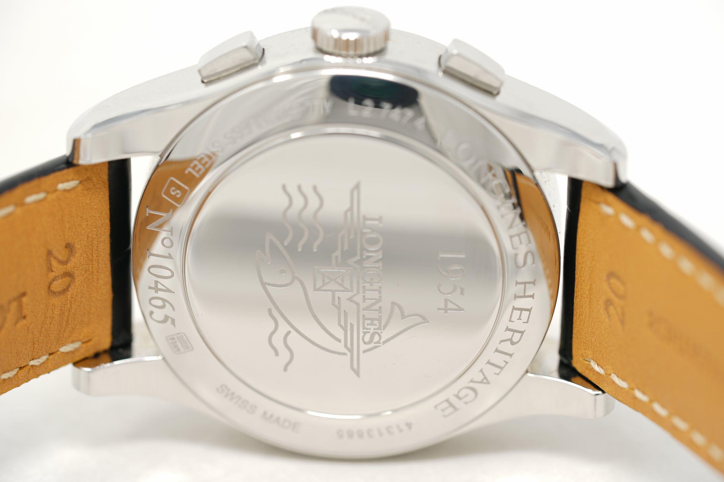 Pre-Owned Longines Heritage 1954 Chronograph L2.747.4.52.4