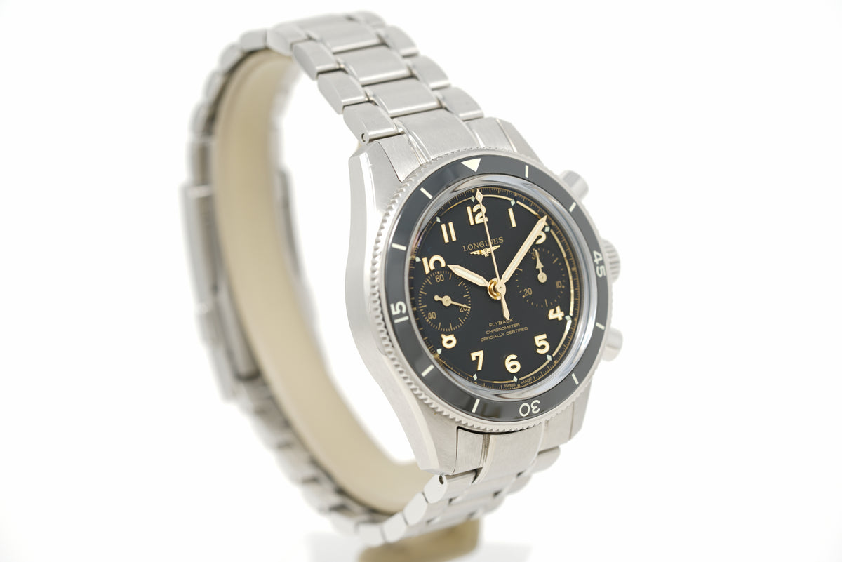Pre-Owned Longines Spirit Pilot Flyback L3.721.4.53.6