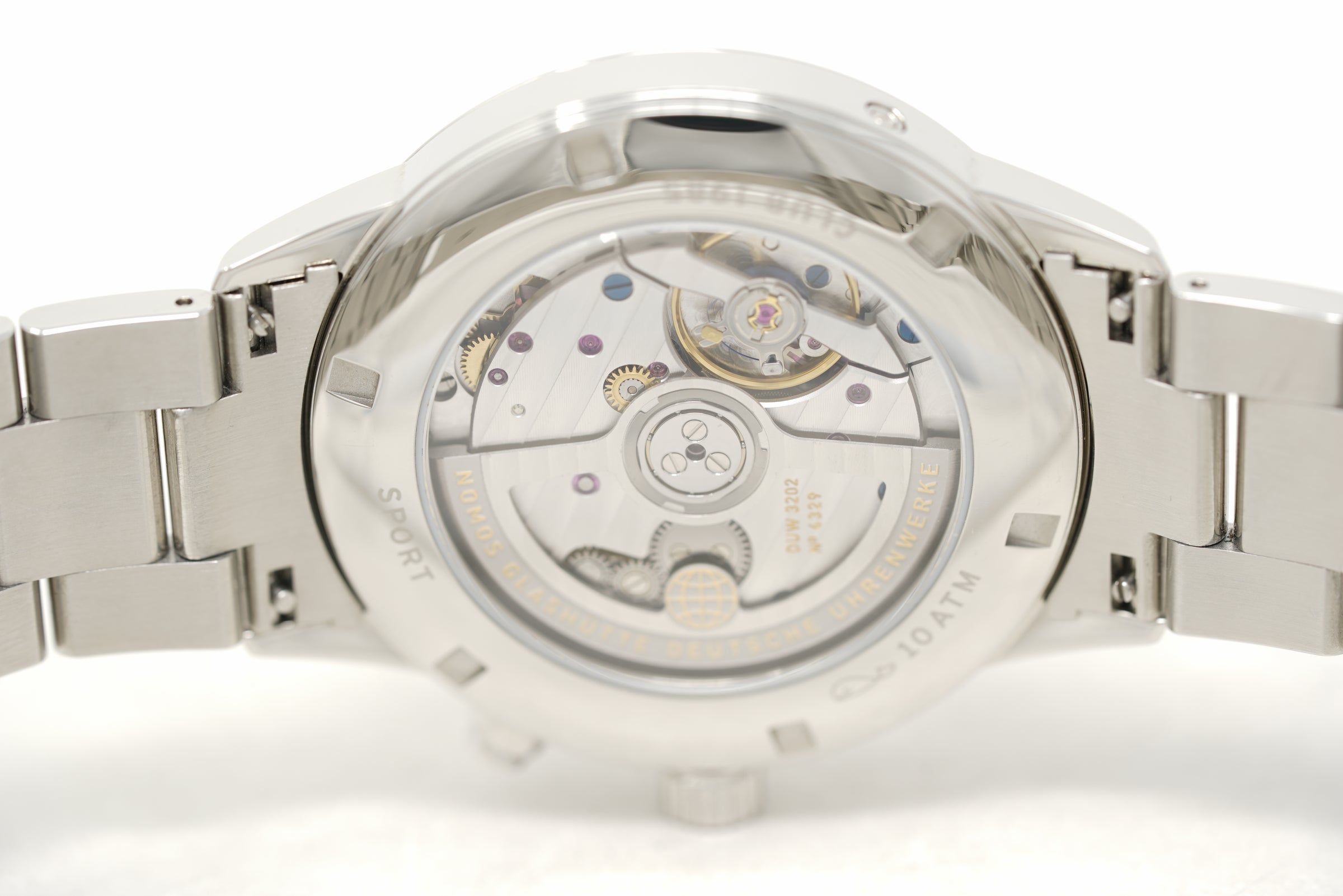 Pre-Owned Nomos Glashütte Club Sport Neomatik Worldtimer Silver 791