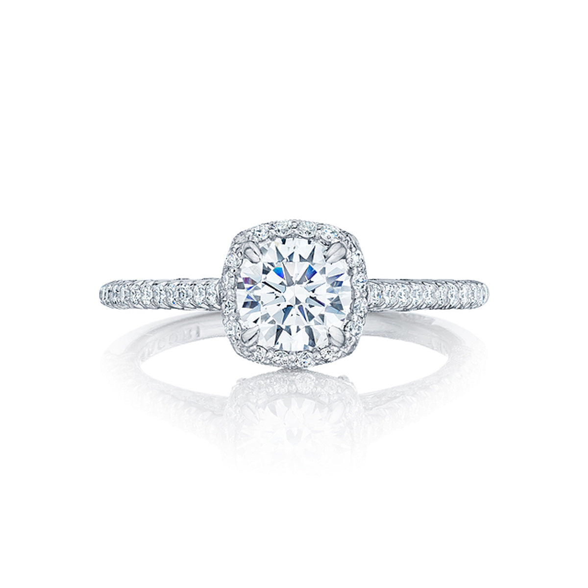 Tacori Petite Crescent Diamond Engagement Ring