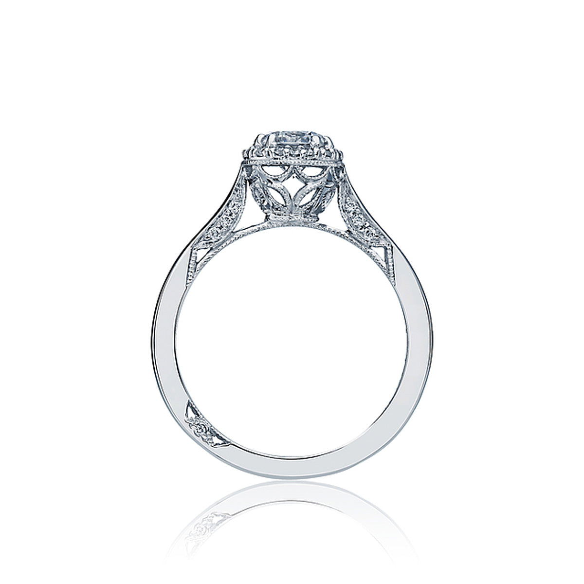 Tacori Dantela Round Bloom Engagement Ring