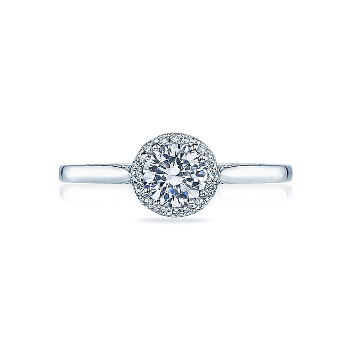Tacori Dantela Round Bloom Engagement Ring