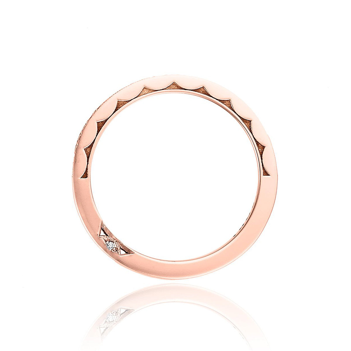 Tacori Sculpted Crescent Pavé Diamond Eternity Band