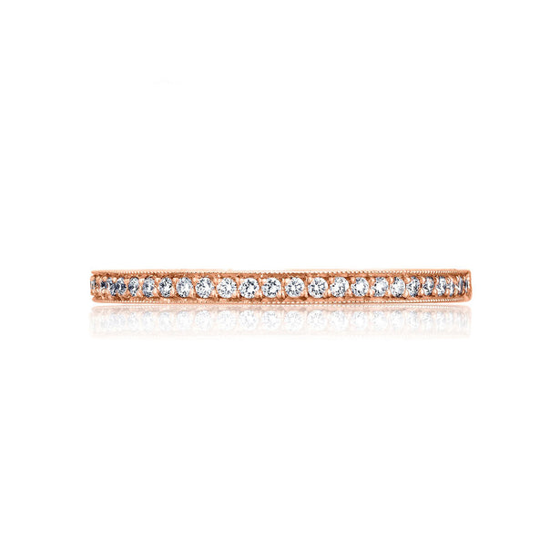 Tacori Sculpted Crescent Pavé Diamond Eternity Band