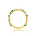 Tacori Sculpted Crescent Emerald Ring