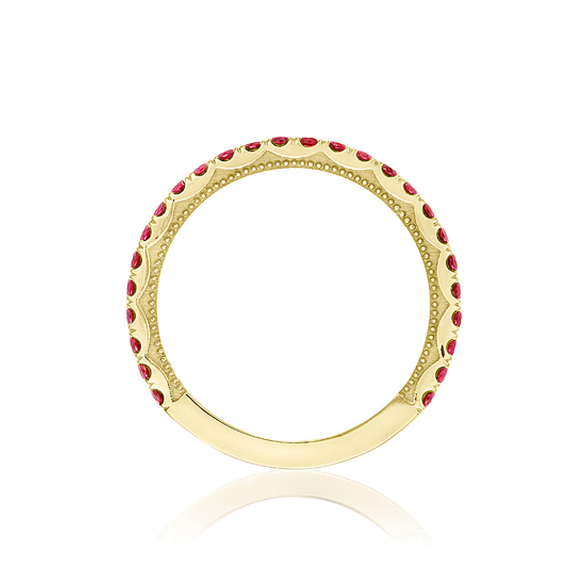 Tacori Sculpted Crescent Ruby Ring