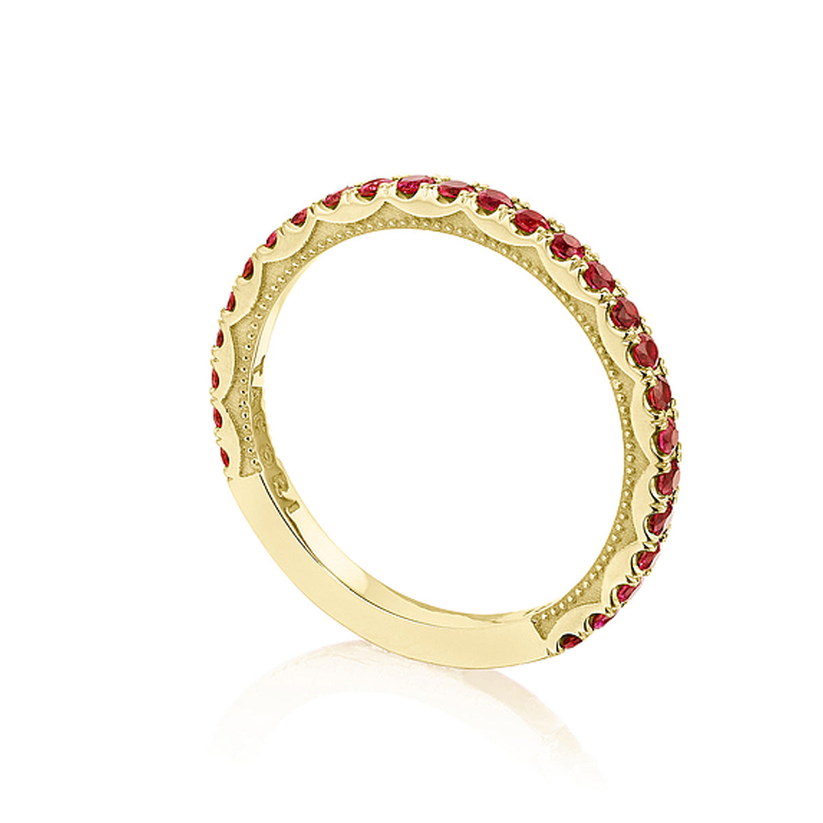 Tacori Sculpted Crescent Ruby Ring